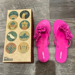 New in box mini Melissa jelly sandals